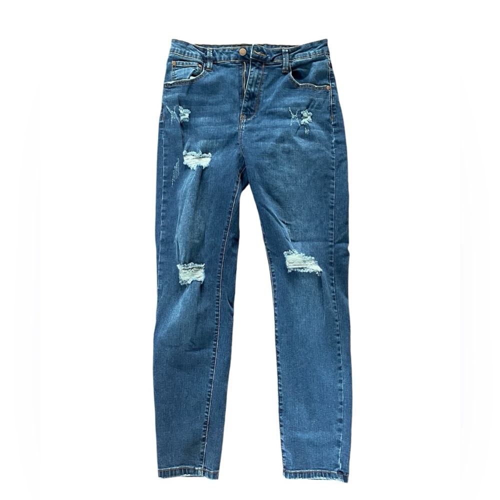 Fashion Nova Women’s Hannah High-Rise Jeans - Dark Denim
